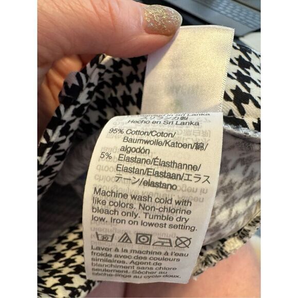 J.crew houndstooth cropped Winnie pant sz 6 - Picture 6 of 6